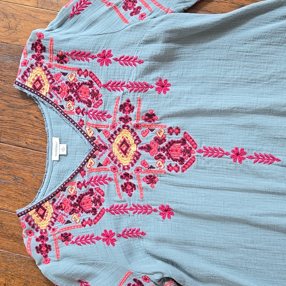 Sundance Embroidered Top